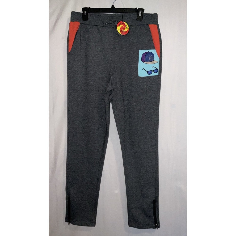 NWT Men's Bear The Beams Of Fame Gray Sweatpants Baseball Cap‎ Sunglasses XL